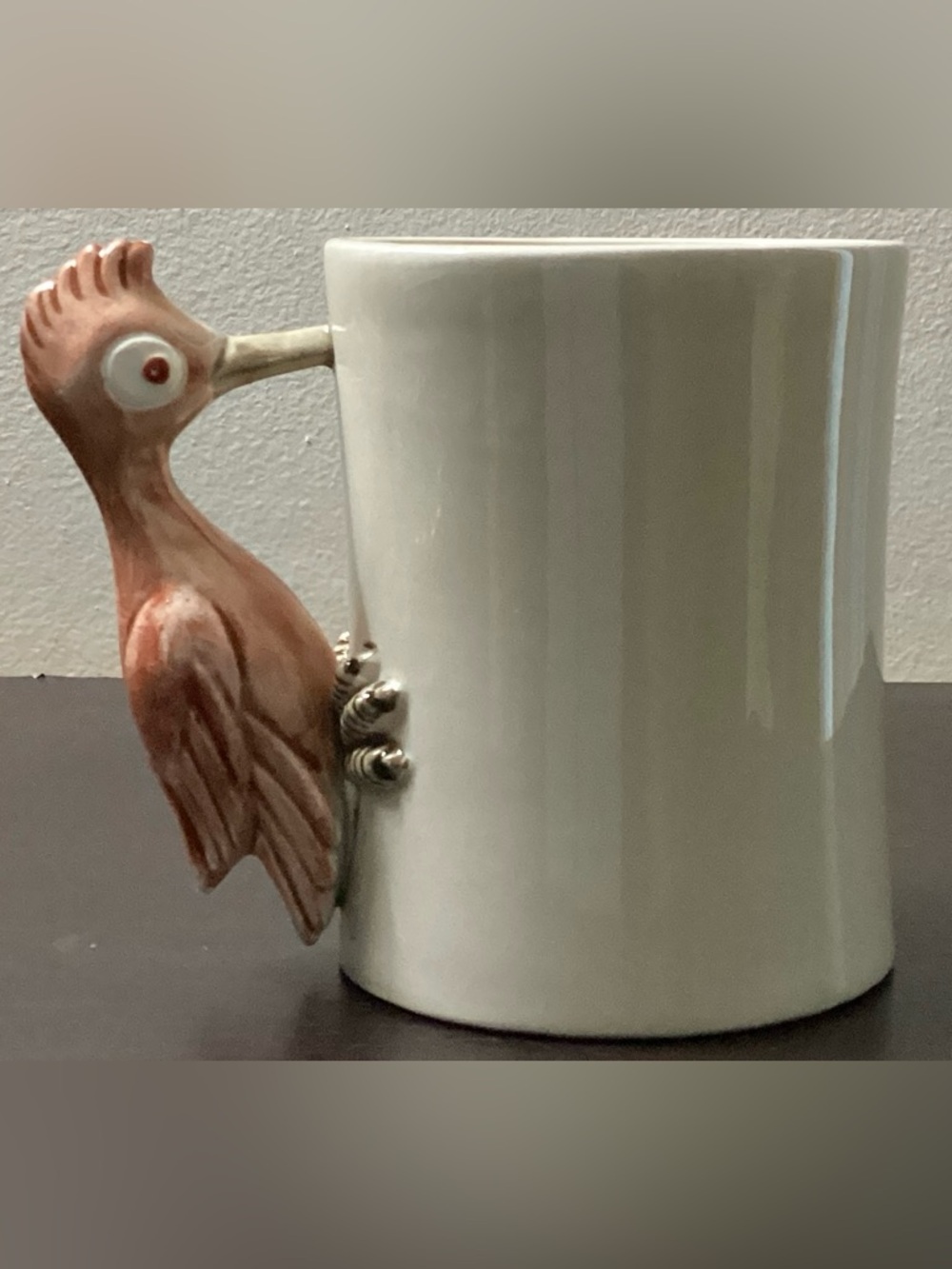 Fitz and Floyd 1978 Vintage Mug Bird-In-Hand Collectible Coffee Cup